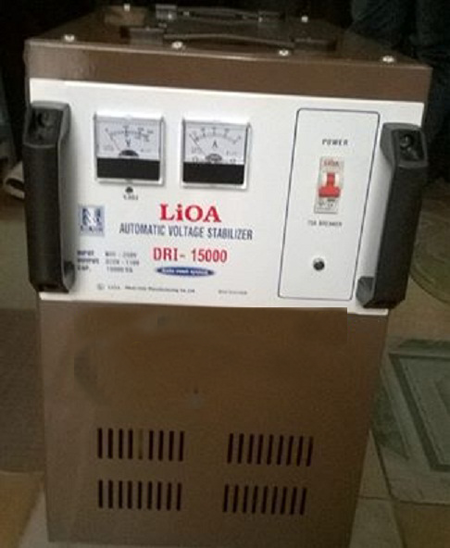 Ổn áp LIOA 1 pha DRI 15KVA | In 90-250VAC, Out 110/220VAC