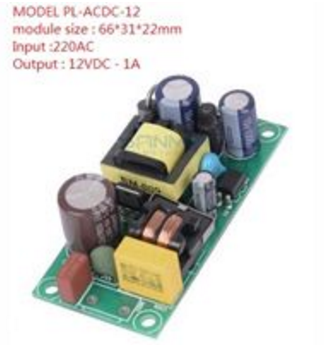 Module chuyển đổi điện áp: Input 220VAC | Output 12VDC/ 1A
